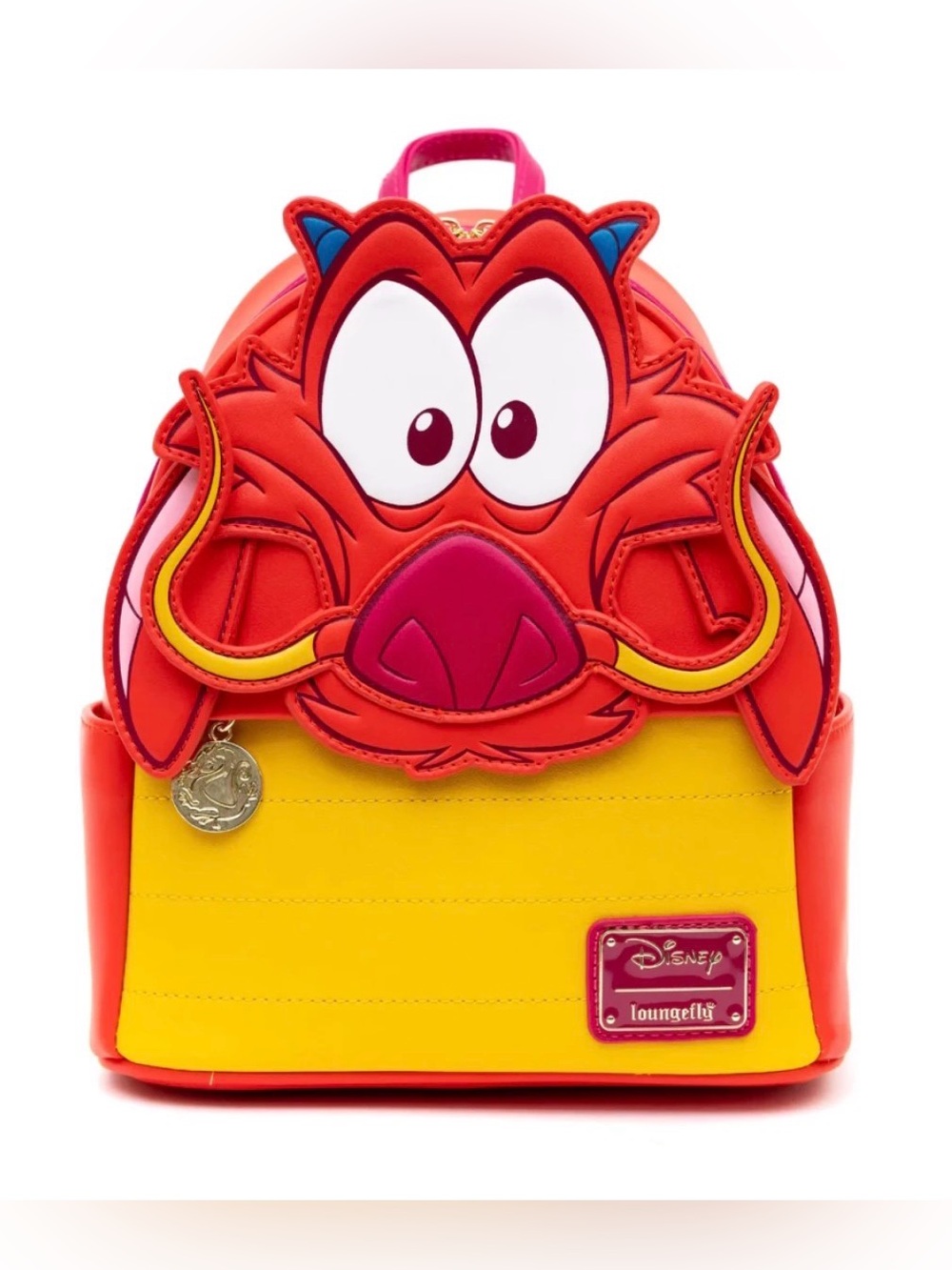 NWT Loungefly Disney Mulan Mushu cosplay mini backpack